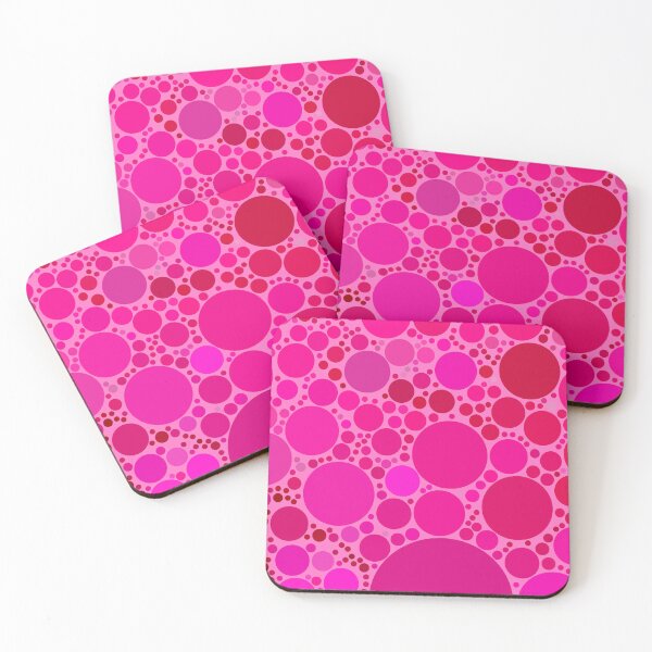 Item preview, Pink and Red Polka Dots Pattern Design designed and sold by patternsoup.