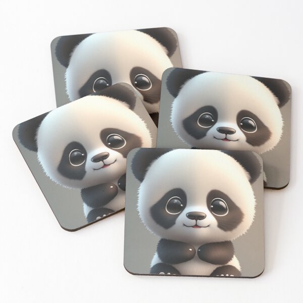 Item preview, Cute Panda bear Chibi sitting designed and sold by Rothnaric.