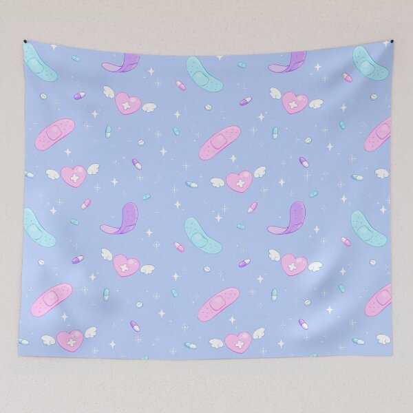 Item preview, Pastel Menhera Pattern designed and sold by kawaiikait.
