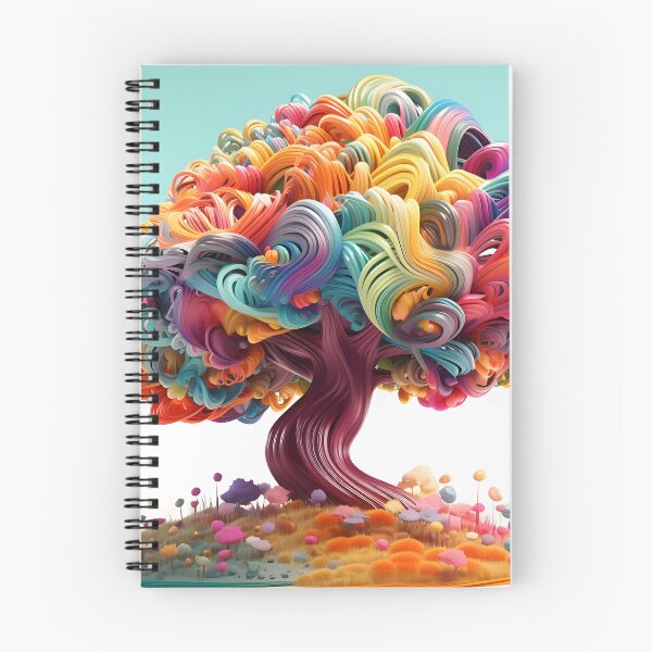 Item preview, multicolored tree designed and sold by Banna Baber.