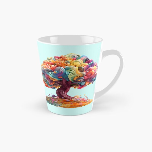 Item preview, multicolored tree designed and sold by Banna Baber.