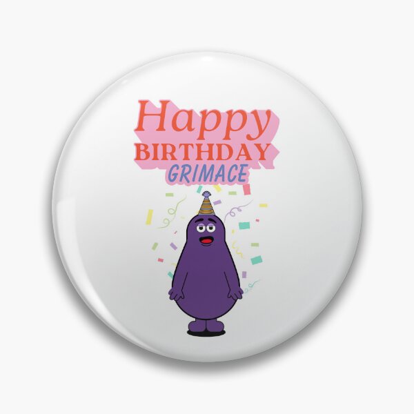 Item preview, Grimace Birthday Graphic designed and sold by Hayjay317.