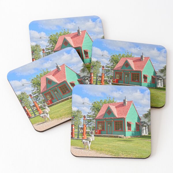 Item preview, Vintage Gas Station in Red Oak II, Missouri designed and sold by Catherine Sherman.