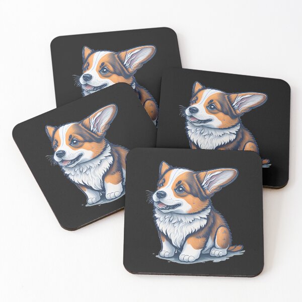 Artikelvorschau, Pembroke Welsh Corgi (Aufkleber und Ausdruck) entworfen und verkauft von Sir Elgin Ortiz.