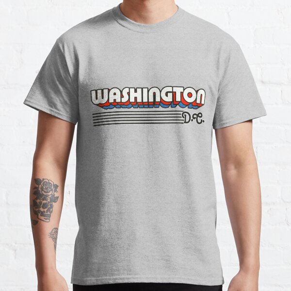 Washington, DC | Retro Stripes Classic T-Shirt
