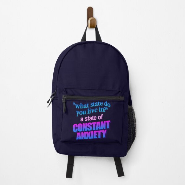 Item preview, What state do you live in? a state of constant anxiety - word art designed and sold by snazzyseagull.