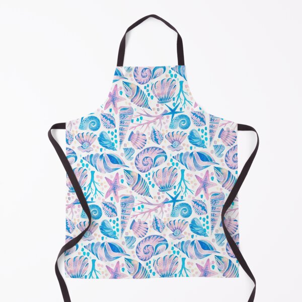 Item preview, Painted Seashells – Pastel Blue designed and sold by Cat Coquillette.