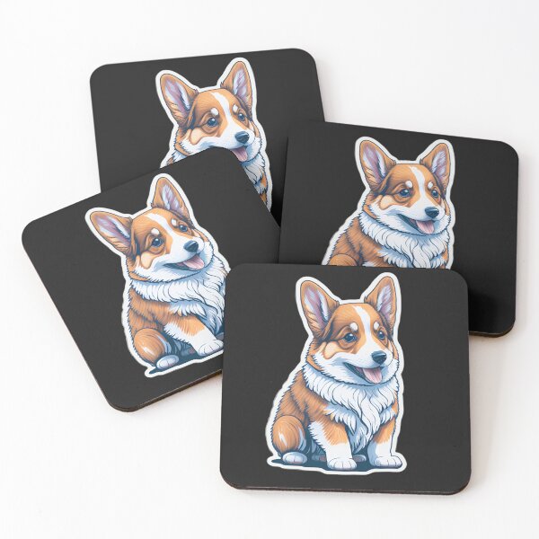 Artikelvorschau, Pembroke Welsh Corgi (Aufkleber und Ausdruck) entworfen und verkauft von Sir Elgin Ortiz.