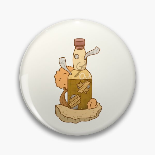 Item preview, Kawaii fantasy imagination of a bottle turned factory sticker designed and sold by DozyJov.