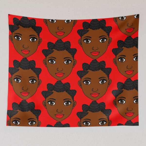 Item preview, Black Woman With Bantu Knots designed and sold by Deanna McRae.