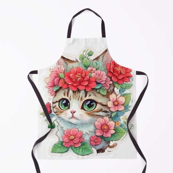 Item preview, Enchanting Green-Eyed Cat designed and sold by Robertworkshop.