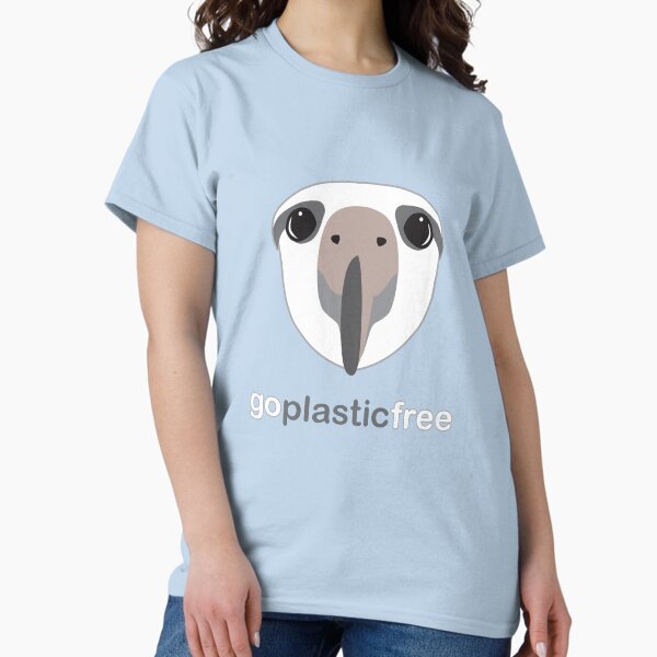 Item preview, go plastic free - Albatross (for light background) designed and sold by RedCloudDesign.