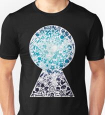 Kingdom Hearts - Keyhole (blue) Unisex T-Shirt