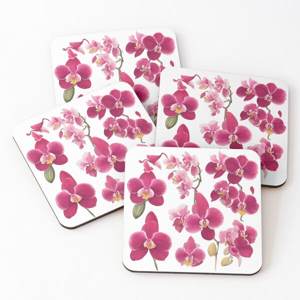 Item preview, pink orchid bouquet watercolor. designed and sold by Jayjaynaenae.