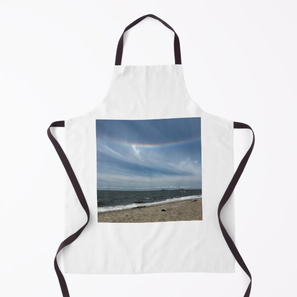 Item preview, Niantic, Connecticut coast beach, rainbow seascape summer original photography designed and sold by Paintingladycat.