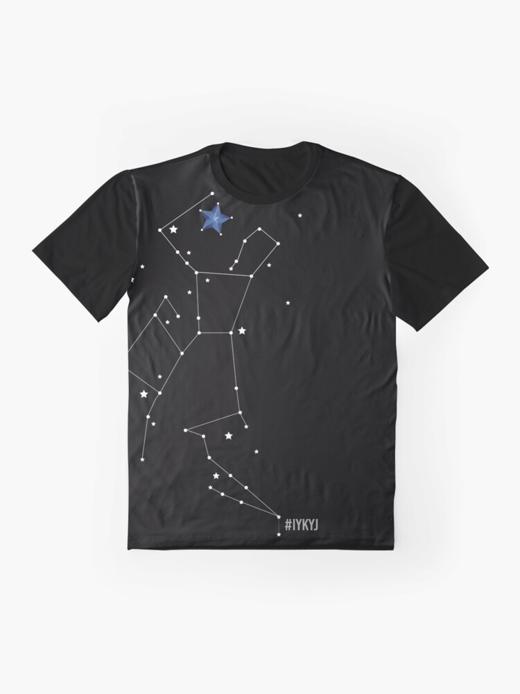 Thumbnail 4 of 5, Graphic T-Shirt, Joe Mac Constellation Jacket Print designed and sold by CreativeKristen.