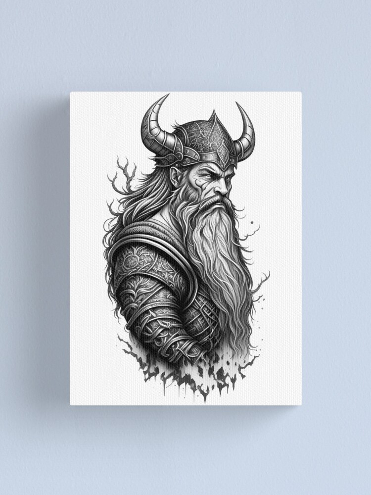 Viking Tattoo Design. Vector Illustration With Tribal Tattoo Isolated On  White. Royalty Free SVG, Cliparts, Vectors, and Stock Illustration. Image  136862540.