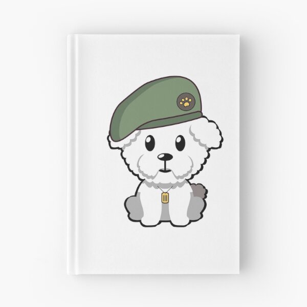 Item preview, Cute Furry Dog green beret designed and sold by Pet Station.