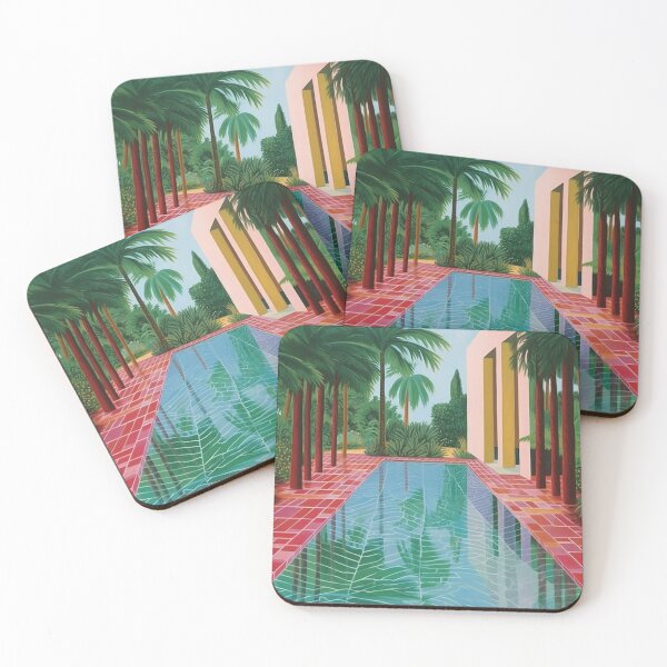 Item preview, Poolside Hockney Poster designed and sold by chaseamanda.