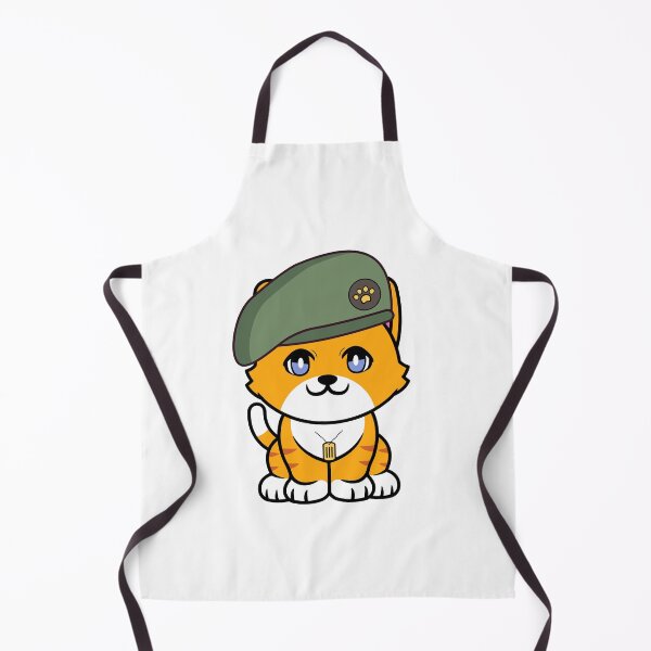 Item preview, Cute orange cat green beret designed and sold by Pet Station.