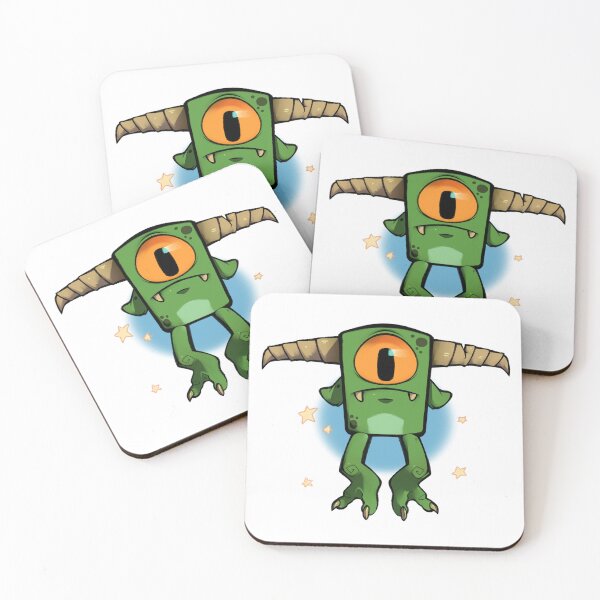 Item preview, Green Block Monster designed and sold by cowppuccino.