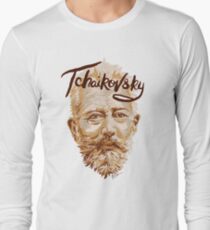 Tchaikovsky - classical music composer Long Sleeve T-Shirt