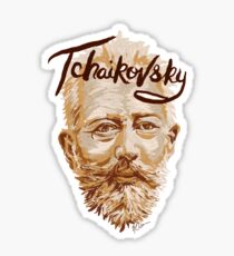 Tchaikovsky - classical music composer Sticker