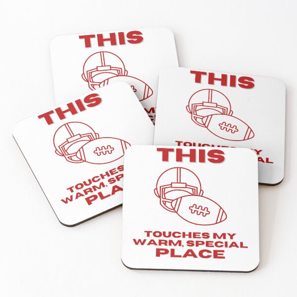 Item preview, This Touches my Warm, Special Place - FOOTBALL  designed and sold by PoppysPrintings.