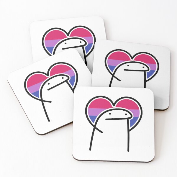 Item preview, Flork heart bisexual flag designed and sold by nicolmm.