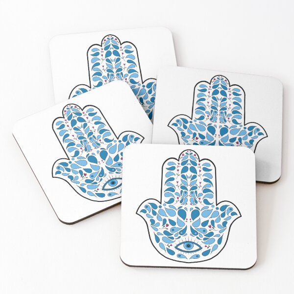 Artikelvorschau, Hamsa Blau entworfen und verkauft von MudHere.
