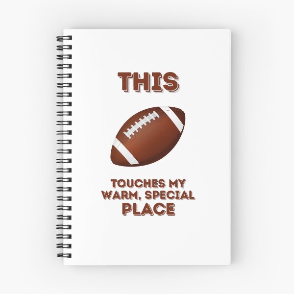 Item preview, This Touches my Warm, Special Place - FOOTBALL (Variant 2) designed and sold by PoppysPrintings.