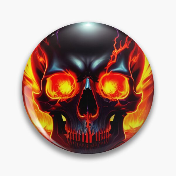 Item preview, fire skull 2 designed and sold by Artcolage87.