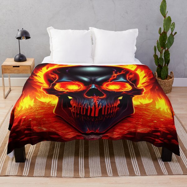 Item preview, fire skull 2 designed and sold by Artcolage87.