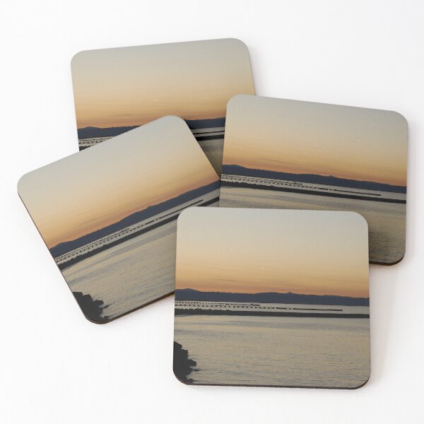Item preview, Atardecer en Grado, Italia - luz de la mañana con mar y montañas designed and sold by Michaelerch.