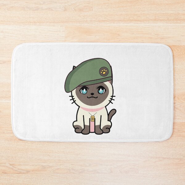 Item preview, Cute Siamese cat green beret designed and sold by Pet Station.