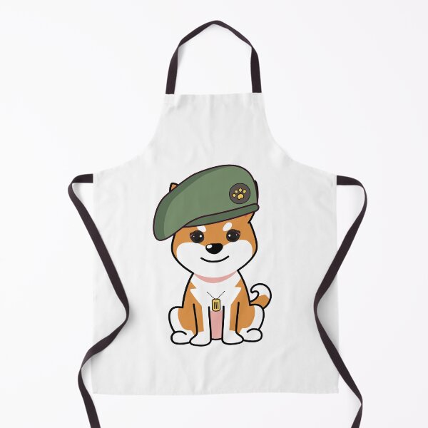 Item preview, Cute orange Dog green beret designed and sold by Pet Station.