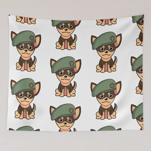 Item preview, Cute small Dog green beret designed and sold by Pet Station.