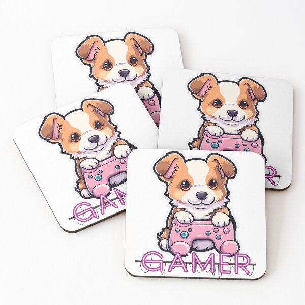 Item preview, Gamer Dog - Cute Puppy Gaming Squad for Girls Women Tee designed and sold by BunBuntheDog-.