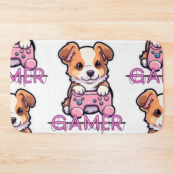 Item preview, Gamer Dog - Cute Puppy Gaming Squad for Girls Women Tee designed and sold by BunBuntheDog-.