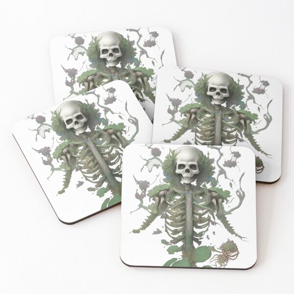 Item preview, Natural green skeleton  designed and sold by LifeisStickers.