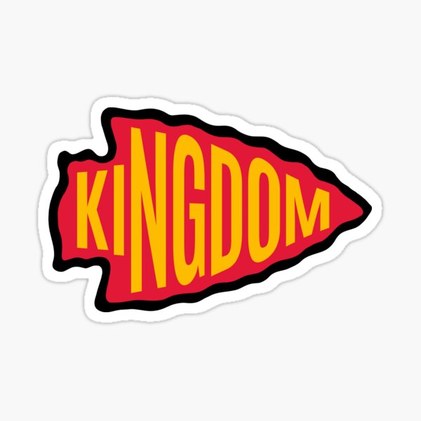 'Chiefs Kingdom Arrowhead' Sticker for Sale by BlueSkyTheory