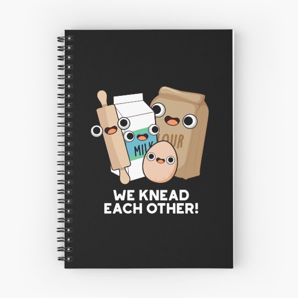 Item preview, We Knead Each Other Funny Baking Puns (Dark BG) designed and sold by punnybone.