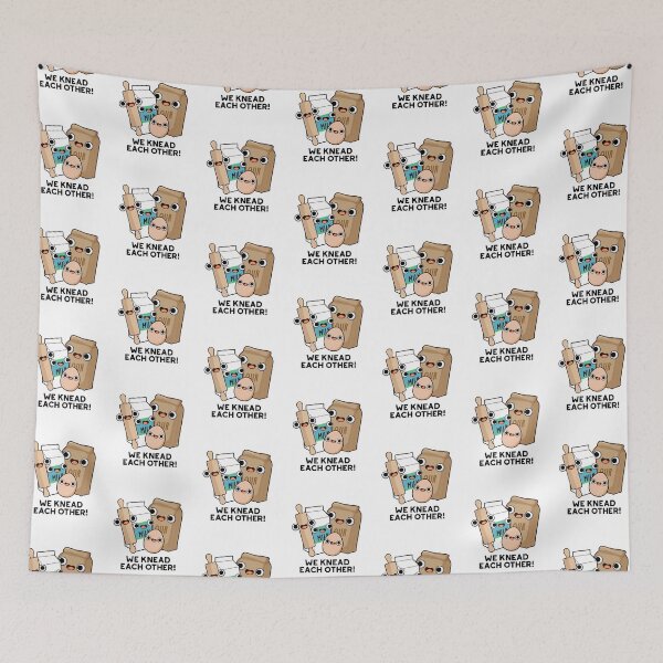 Item preview, We Knead Each Other Funny Baking Puns  designed and sold by punnybone.