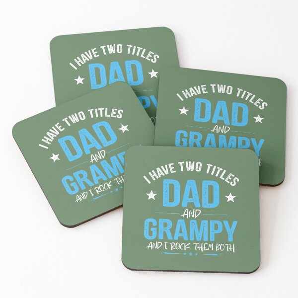 Item preview, I Have Two Titles Dad And Grampy 	 Retro Decor Grandpa 	 	 designed and sold by feocpgjtbj90.