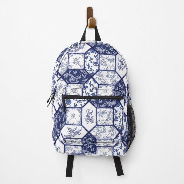 Item preview, blue and white Italian majolica tiles designed and sold by letsgow8th.