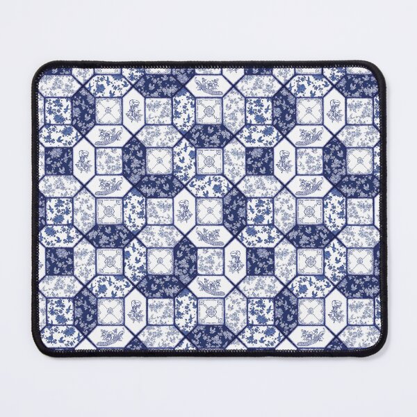 Item preview, blue and white Italian majolica tiles designed and sold by letsgow8th.