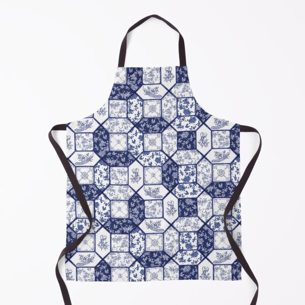 Item preview, blue and white Italian majolica tiles designed and sold by letsgow8th.
