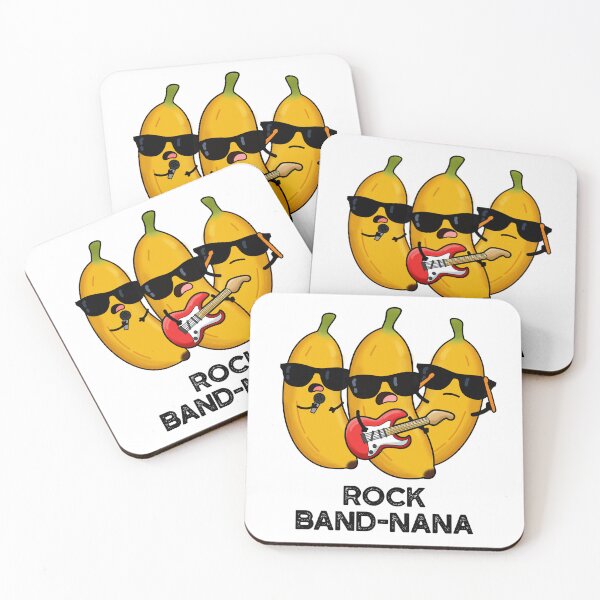 Item preview, Rock Band-nana Funny Banana Puns  designed and sold by punnybone.