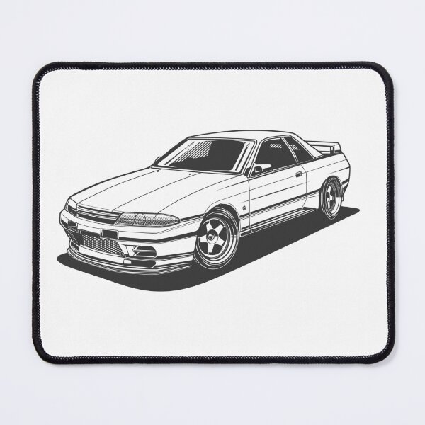 Item preview, Midnight Racer Black And White Skyline R32 GT-R JDM designed and sold by TrilogyMerch.