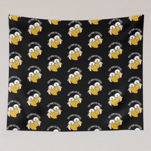 Item preview, Keep Your Eyes Peeled Funny Eyeball Puns (Dark BG) designed and sold by punnybone.
